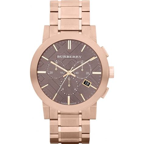 burberry watch mens rose gold|burberry gold watch nordstrom.